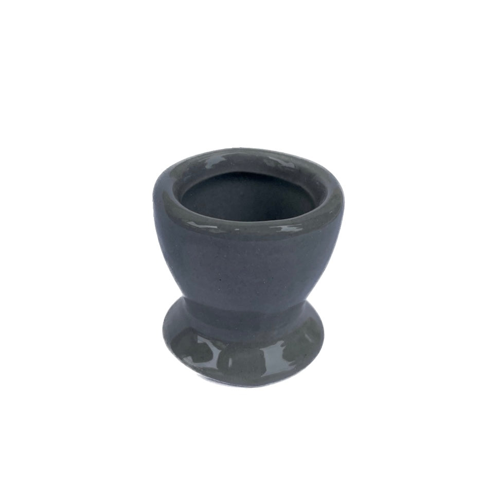 Wachteleierbecher Grau