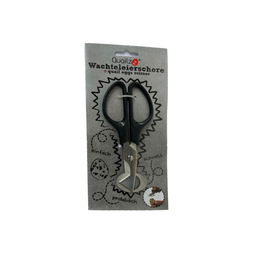 Wachteleierschere Schwarz